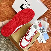 Louis VuittonxNike Air Jordan Red White - 2