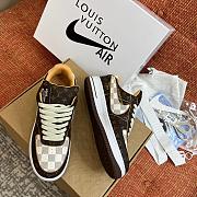 Louis VuittonxAF1 Monogram Black Brown - 4