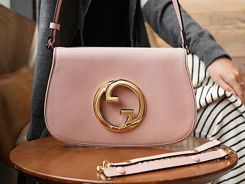 GG Blondie Shoulder Bag In Pink -28x16x4cm