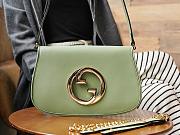 GG Blondie Shoulder Bag In Green - 28x16x4cm - 1