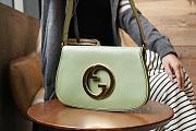 GG Blondie Shoulder Bag In Green - 28x16x4cm - 3