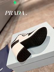 Prada Women's Black White Downtown High-heeled - 2