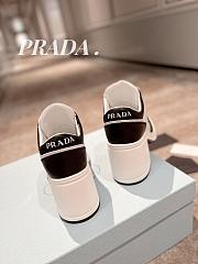 Prada Women's Black White Downtown High-heeled - 3