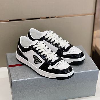 Prada Downtown Sneakers In Black-White