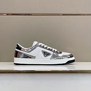 Prada Downtown Sneakers In Silver-White - 4