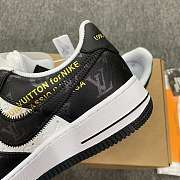 Louis VuittonxAF1 Monogram Black-White - 4