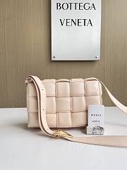 BOTTEGA VENETA| Pink Small Padded Cassette Bag - 26x18x8cm - 1