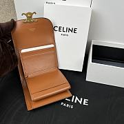 Celine Triomphe Canvas Wallet - 10.5x9cm - 4