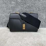 Celine Teen Soft 16 In Smooth Calfskin Black - 23x15x9cm - 1