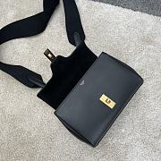 Celine Teen Soft 16 In Smooth Calfskin Black - 23x15x9cm - 4