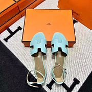 Hermes Sandals Blue 02 - 4