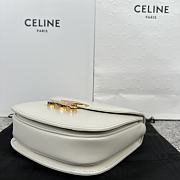 Celine Teen Besace Triomphe in White - 19x15x6cm - 2