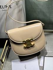 Celine Teen Besace Triomphe in Beige - 18.5x6x16cm - 1