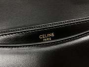 Celine Teen Besace Triomphe in Black - 18.5x6x16cm - 3