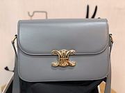 Celine Classique Triomphe Bag In Shiny Calfskin Pebble - 22x16.5x7cm - 1