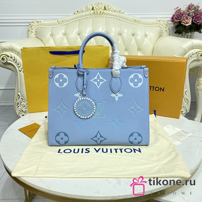 Louis Vuitton Onthego Monogram Blue - 35x27x14cm - 1