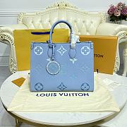 Louis Vuitton Onthego Monogram Blue - 35x27x14cm - 1