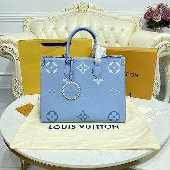 Louis Vuitton Onthego Monogram Blue - 35x27x14cm