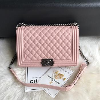 Chanel 28 Le Boy Large Size In Pink