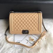 Chanel 28 Le Boy Large Size In Beige - 1