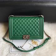 Chanel 28 Le Boy Large Size In Light Green - 1