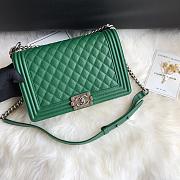 Chanel 28 Le Boy Large Size In Light Green - 5