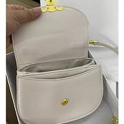 Celine Triomphe Lisa Small White - 18.5x6x16cm - 3