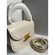 Celine Triomphe Lisa Small White - 18.5x6x16cm - 2