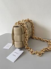 Bottega Veneta Chain Cassette Padded Beige - 26x18x6cm - 5