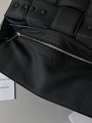 Bottega Veneta Silver Chain Cassette Padded Black - 26x18x6cm - 4