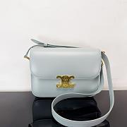 Celine Teen Triomphe Lisa Light Blue - 22x16.5x7cm - 1