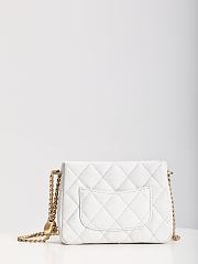 Chanel 22S Hobo Shoulder Bag White Caviar - 20x16x8cm - 2