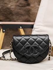 Chanel 23 Messenger Black Bag -  19x16x7cm  - 1