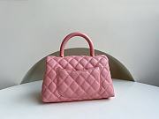 Chanel Classic Quilted Coco Handle Pink Caviar - 19x23x28cm - 3