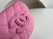 Chanel 23P Hidden Big Bang Saddle Pink Bag - 19x16x7cm - 5