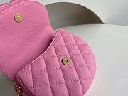 Chanel 23P Hidden Big Bang Saddle Pink Bag - 19x16x7cm - 3