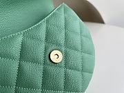 Chanel 23P Hidden Big Bang Saddle Green Bag - 19x16x7cm  - 4