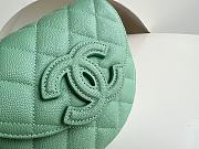 Chanel 23P Hidden Big Bang Saddle Green Bag - 19x16x7cm  - 3