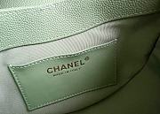 Chanel 23P Hidden Big Bang Saddle Green Bag - 19x16x7cm  - 2