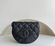 Chanel 23P Hidden Big Bang Saddle Black Bag - 19x16x7cm - 1