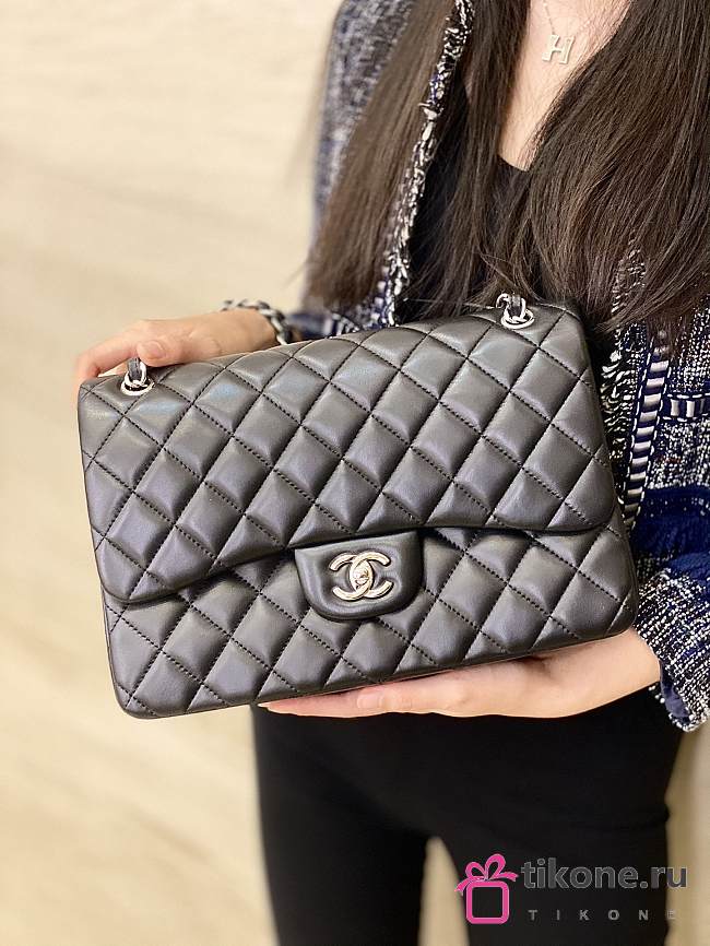 Chanel Jumbo Quilted Lambskin Bag 30  - 1