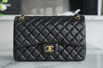 Chanel Jumbo Quilted Lambskin Gold Hardware 30 