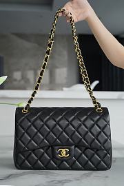 Chanel Jumbo Quilted Lambskin Gold Hardware 30  - 2