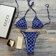 GG Split Swimsuit With Hardware 01 - 2