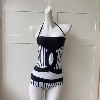 Chanel Split Swimsuit 04