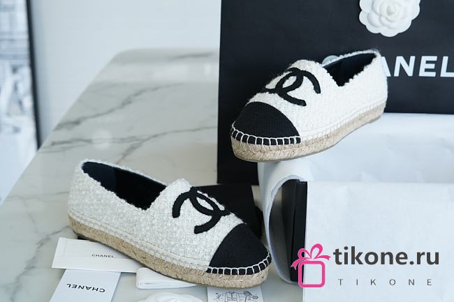 Chanel Espadrilles Shoes White  - 1