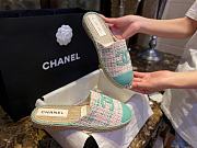 Chanel Espadrilles Shoes Tweed Blue-Pink - 4