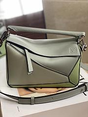 Loewe Puzzle Tricolor Grey Green And Blue - 24x14x12cm - 1