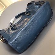 Balenciaga Blue Mineral Lambskin Leather Giant 12 - 38x24x16cm - 5