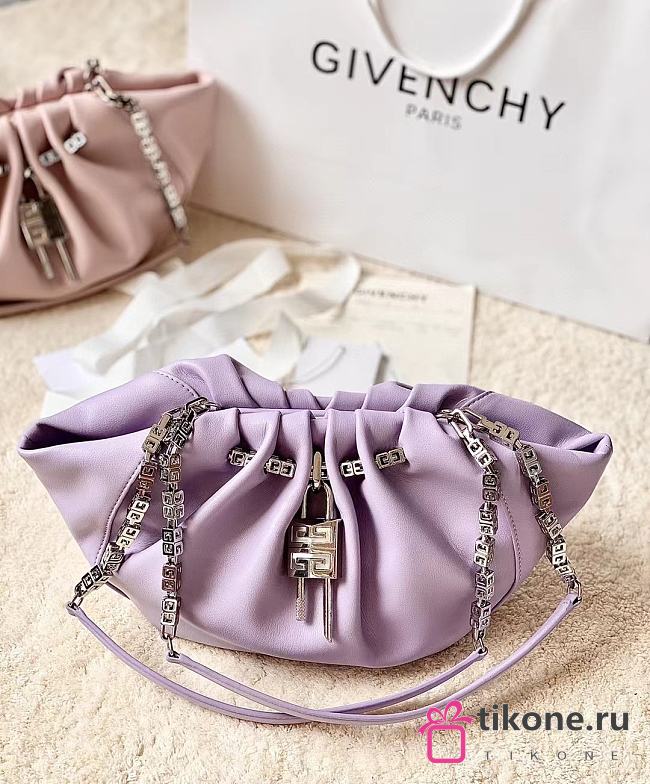 Givenchy Calfskin Kenny Shoulder Bag - 32x22x17cm - 1